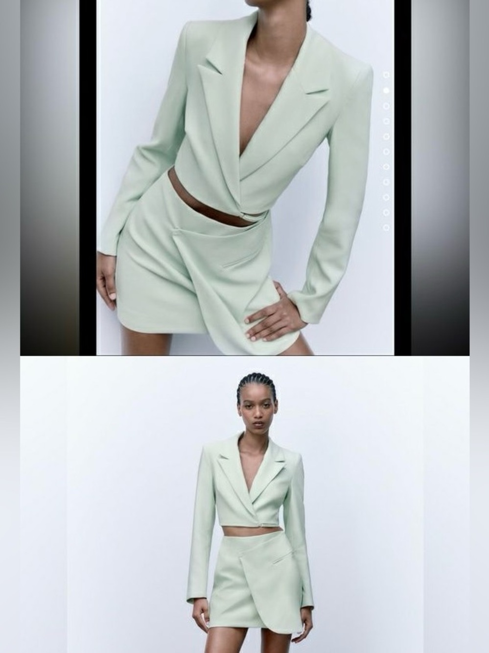 ZARA Blazer Dress NWT Cut Out Elegant Party Travel Event 3067/204